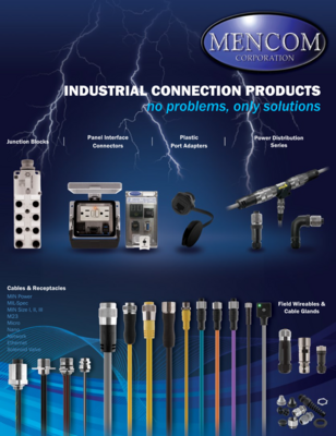 MENCOM MASTER CATALOG INDUSTRIAL CONNECTION PRODUCTS: NO PROBLEMS, ONLY SOLUTIONS